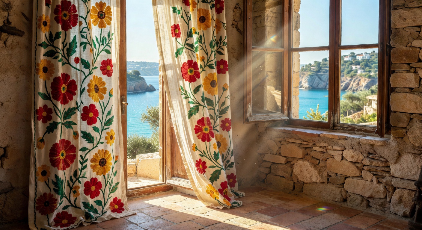 Cortinas Florales